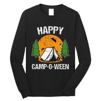 Spooky Camping Fun Happy Camp O Ween Long Sleeve Shirt