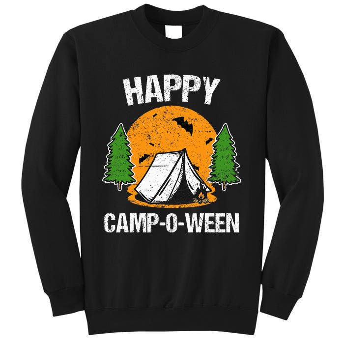 Spooky Camping Fun Happy Camp O Ween Sweatshirt