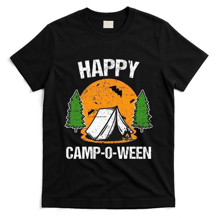 Spooky Camping Fun Happy Camp O Ween T-Shirt