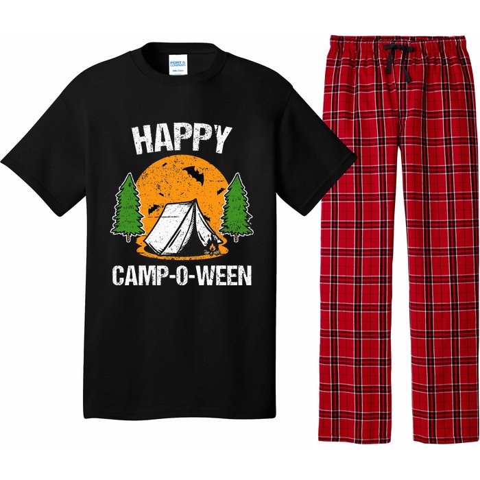 Spooky Camping Fun Happy Camp O Ween Pajama Set