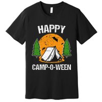 Spooky Camping Fun Happy Camp O Ween Premium T-Shirt