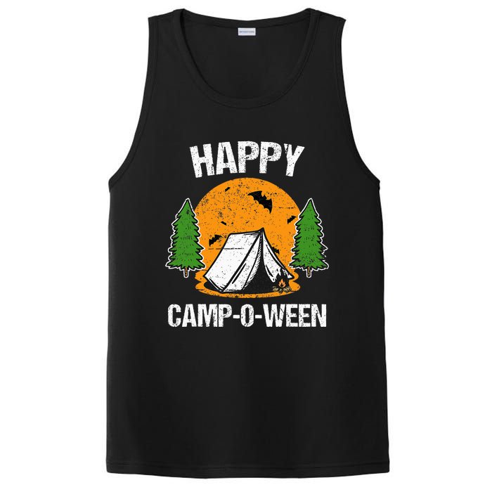 Spooky Camping Fun Happy Camp O Ween PosiCharge Competitor Tank