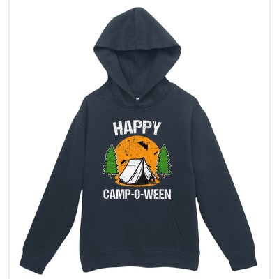 Spooky Camping Fun Happy Camp O Ween Urban Pullover Hoodie