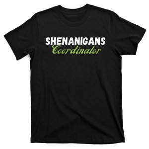 Shenanigans Coordinator Funny St Patrick's Day T-Shirt