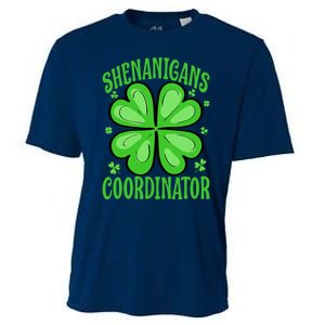 Shenanigans Coordinator Funny Teacher St. Patrick's Day Cute Cooling Performance Crew T-Shirt