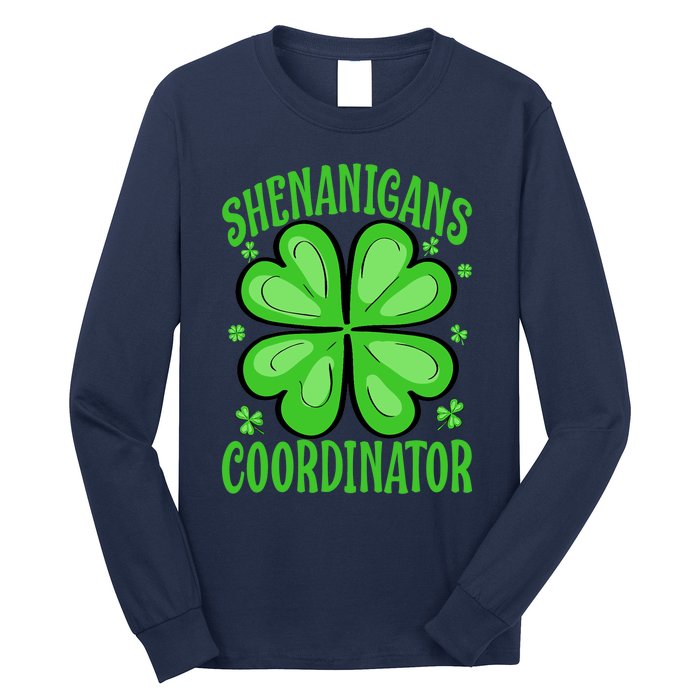 Shenanigans Coordinator Funny Teacher St. Patrick's Day Cute Long Sleeve Shirt