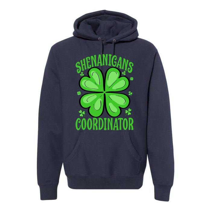 Shenanigans Coordinator Funny Teacher St. Patrick's Day Cute Premium Hoodie