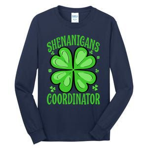 Shenanigans Coordinator Funny Teacher St. Patrick's Day Cute Tall Long Sleeve T-Shirt