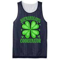 Shenanigans Coordinator Funny Teacher St. Patrick's Day Cute Mesh Reversible Basketball Jersey Tank