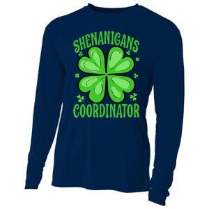 Shenanigans Coordinator Funny Teacher St. Patrick's Day Cute Cooling Performance Long Sleeve Crew