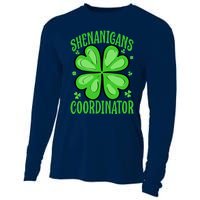 Shenanigans Coordinator Funny Teacher St. Patrick's Day Cute Cooling Performance Long Sleeve Crew