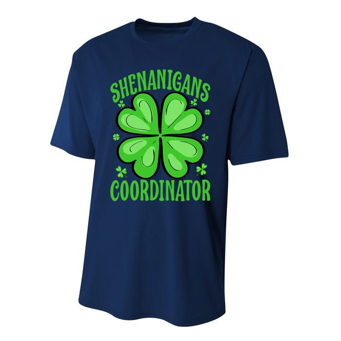 Shenanigans Coordinator Funny Teacher St. Patrick's Day Cute Performance Sprint T-Shirt