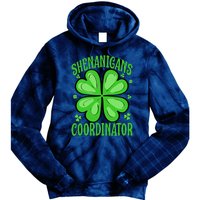 Shenanigans Coordinator Funny Teacher St. Patrick's Day Cute Tie Dye Hoodie