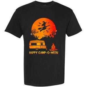 Spooky Camping Fun Happy Camp O Ween Garment-Dyed Heavyweight T-Shirt