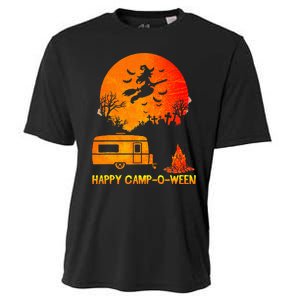 Spooky Camping Fun Happy Camp O Ween Cooling Performance Crew T-Shirt