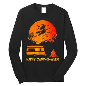 Spooky Camping Fun Happy Camp O Ween Long Sleeve Shirt