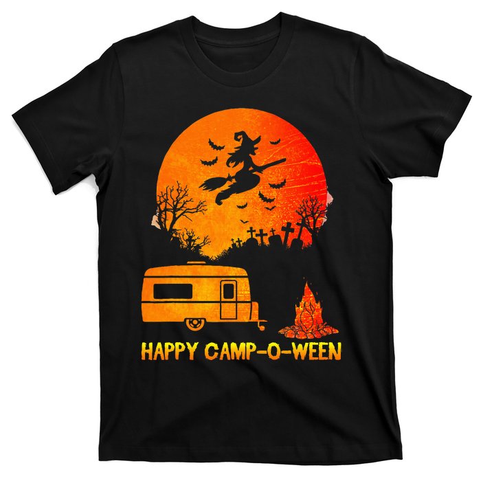 Spooky Camping Fun Happy Camp O Ween T-Shirt