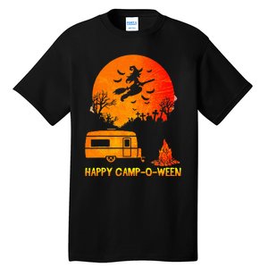 Spooky Camping Fun Happy Camp O Ween Tall T-Shirt