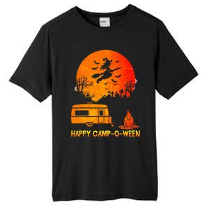 Spooky Camping Fun Happy Camp O Ween Tall Fusion ChromaSoft Performance T-Shirt