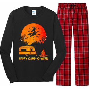 Spooky Camping Fun Happy Camp O Ween Long Sleeve Pajama Set