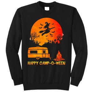 Spooky Camping Fun Happy Camp O Ween Tall Sweatshirt