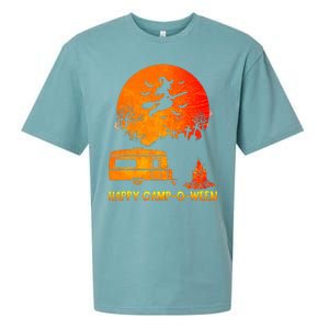 Spooky Camping Fun Happy Camp O Ween Sueded Cloud Jersey T-Shirt