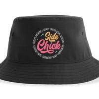 Side Chick Funny Thanksgiving Dinner Food Autumn Sustainable Bucket Hat