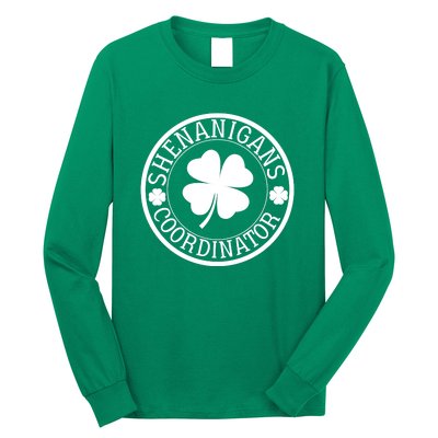 Shenanigans Coordinator Funny St Patrick's Day Long Sleeve Shirt