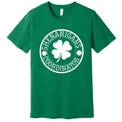 Shenanigans Coordinator Funny St Patrick's Day Premium T-Shirt