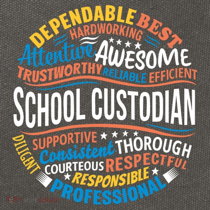 School Custodians Funny Appreciation Gift Cotton Canvas Backpack