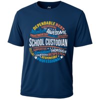 School Custodians Funny Appreciation Gift Cooling Performance Crew T-Shirt