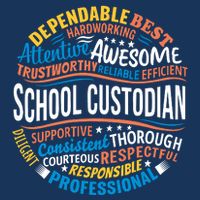 School Custodians Funny Appreciation Gift Cooling Performance Crew T-Shirt