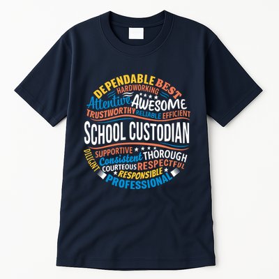 School Custodians Funny Appreciation Gift Tall T-Shirt