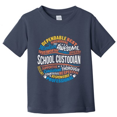 School Custodians Funny Appreciation Gift Toddler T-Shirt