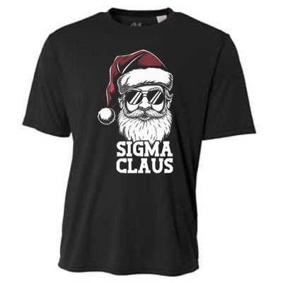 Sigma Claus Funny Christmas Santa Claus Sarcastic Joke Cooling Performance Crew T-Shirt