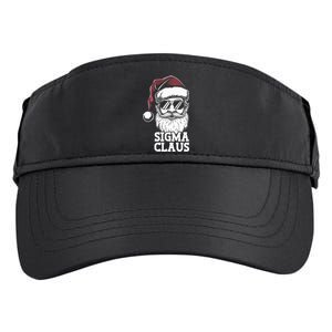 Sigma Claus Funny Christmas Santa Claus Sarcastic Joke Adult Drive Performance Visor