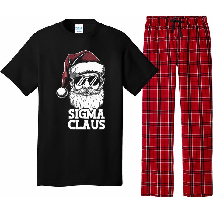 Sigma Claus Funny Christmas Santa Claus Sarcastic Joke Pajama Set