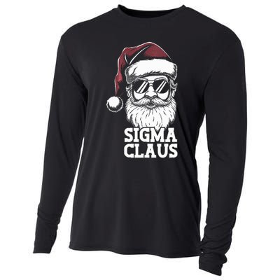 Sigma Claus Funny Christmas Santa Claus Sarcastic Joke Cooling Performance Long Sleeve Crew