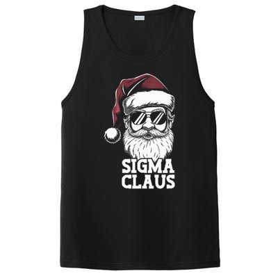 Sigma Claus Funny Christmas Santa Claus Sarcastic Joke PosiCharge Competitor Tank