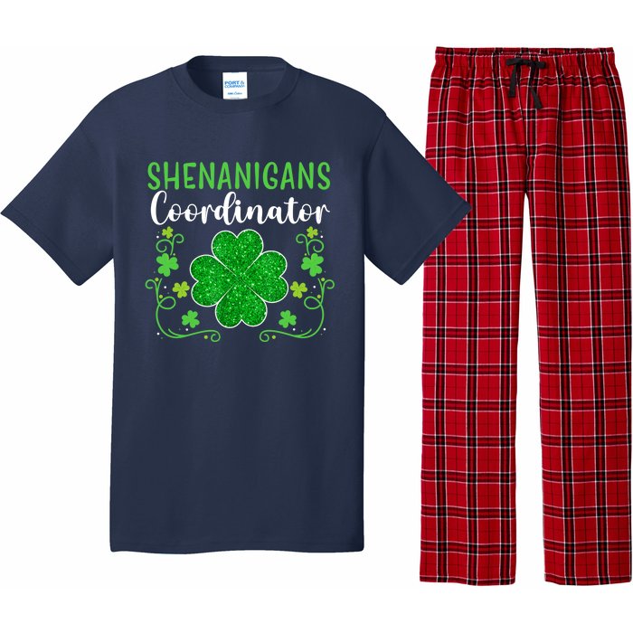 Shenanigans Coordinator Funny St Patrick's Day Teacher Pajama Set