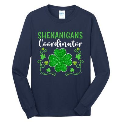 Shenanigans Coordinator Funny St Patrick's Day Teacher Tall Long Sleeve T-Shirt