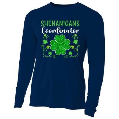 Shenanigans Coordinator Funny St Patrick's Day Teacher Cooling Performance Long Sleeve Crew