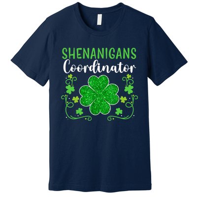 Shenanigans Coordinator Funny St Patrick's Day Teacher Premium T-Shirt