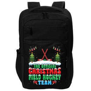 Snow Christmas Field Hockey Team Field Hockey Player Xmas Gift Impact Tech Backpack