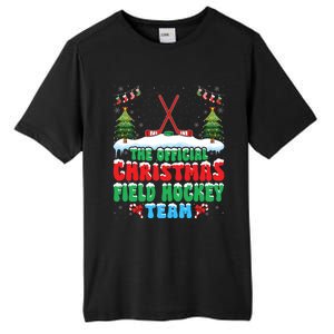 Snow Christmas Field Hockey Team Field Hockey Player Xmas Gift Tall Fusion ChromaSoft Performance T-Shirt