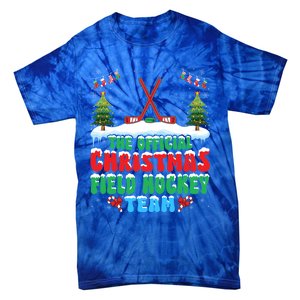 Snow Christmas Field Hockey Team Field Hockey Player Xmas Gift Tie-Dye T-Shirt