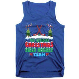 Snow Christmas Field Hockey Team Field Hockey Player Xmas Gift Tank Top