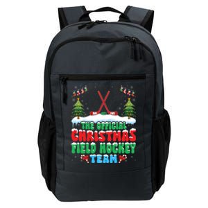 Snow Christmas Field Hockey Team Field Hockey Player Xmas Gift Daily Commute Backpack