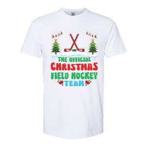 Snow Christmas Field Hockey Team Field Hockey Player Xmas Gift Softstyle CVC T-Shirt