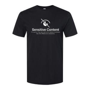 Sensitive Content Funny Political Republican Democrat Softstyle CVC T-Shirt